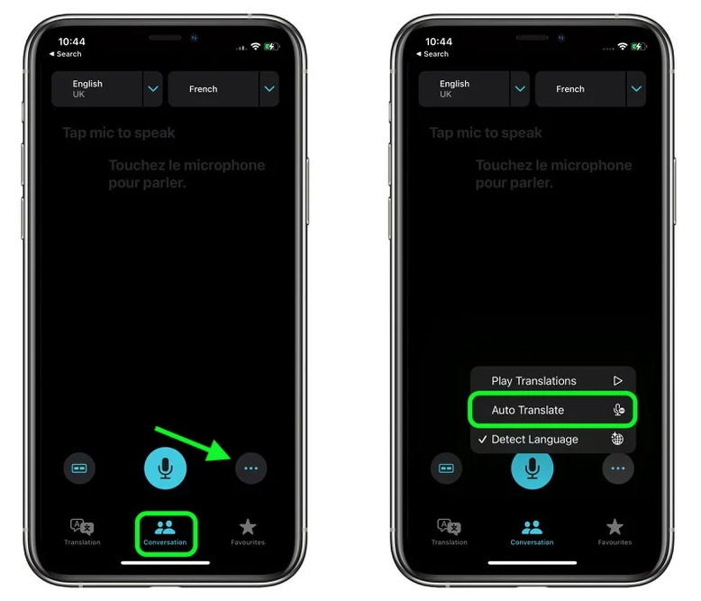 边坝苹果手机维修分享iOS 15 “翻译” App 新改进 