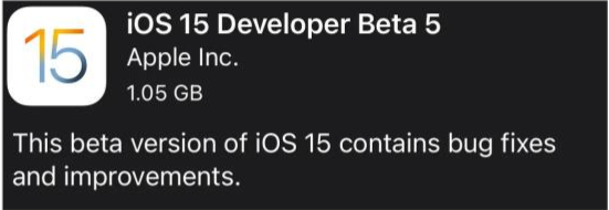 边坝苹果手机维修分享如何升级到iOS15.0 beta5 