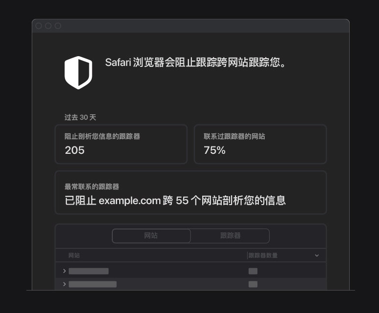 边坝苹果手机维修分享如何在 Safari 浏览器中查看和打开隐私报告 